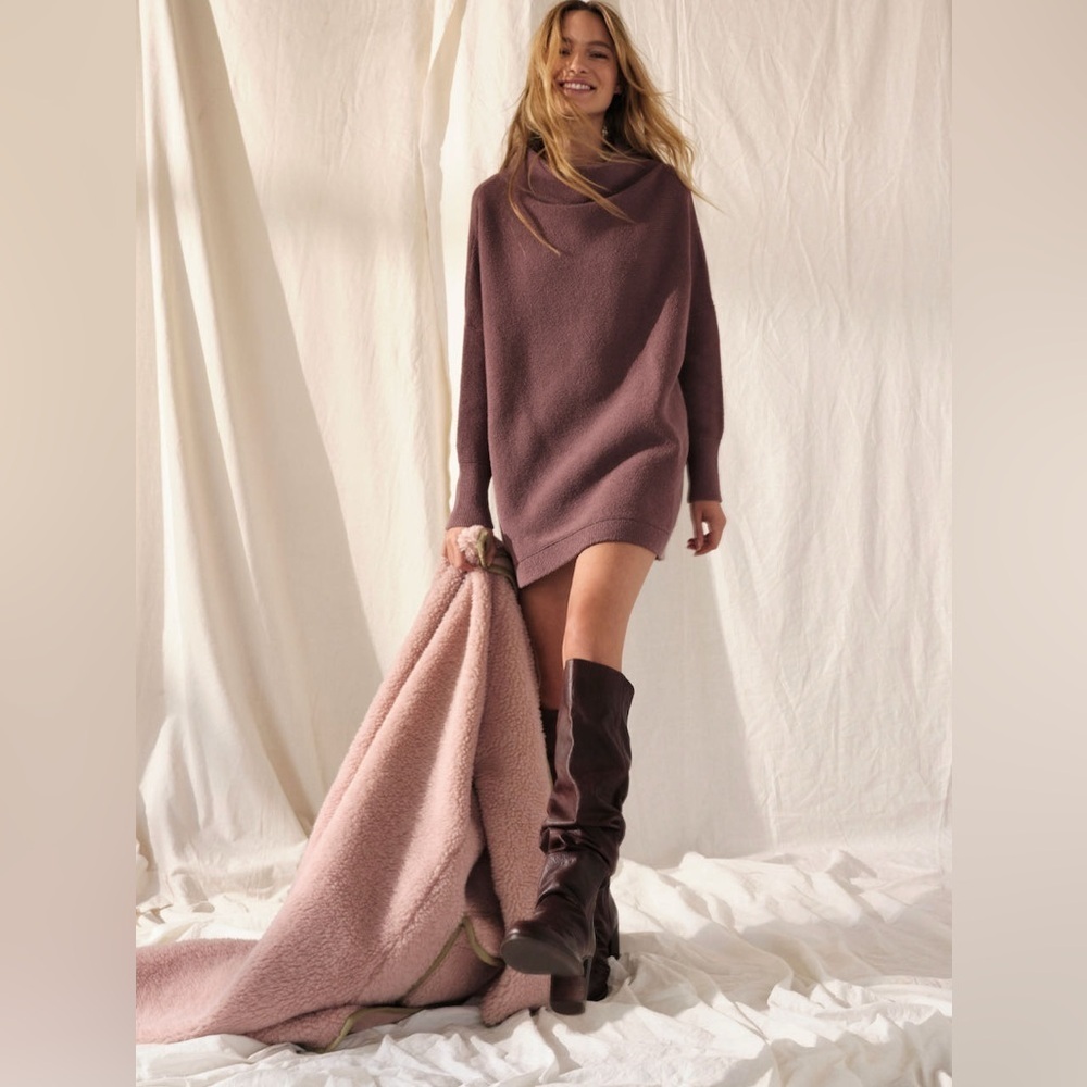 FREE PEOPLE Ottoman Sweater in Nutmeg/Taupe | XS |